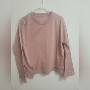 NWT- TAHARI SPORTS- Mauve Pink Long Sleeve Sweatshirt